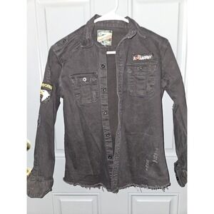 XL D & W Denim Jeans Denim‎ Jacket  Army Airborne